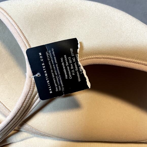 Bali Comfort Bra Womens 40DD Nude Neutral Classic Underwear Beige - Picture 9 of 9